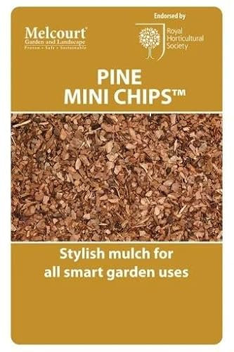 Hortus Planta Melcourt Pine Mini Chips - Stylish Bark Mulch 1L Pack