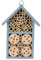 CAXUSD Einzigartiges Bienenhaus Aus Holz Gartenhütte Als Nest Für Insekten Holzhaus Mit Schutzdach Bienenstock Für Garten