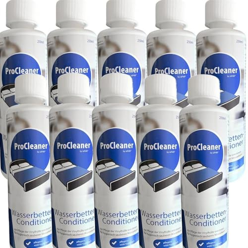 JaPeBi 10x 250ml Wasserbetten-Conditioner ProCleaner Wasserbett Konditionierer Pflege
