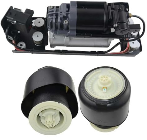 Bilstötdämpare 37206784137 Luftfjädring Kompressor Pump+2*Luftfjäder För BMW 5-serie F07 F11 2009-2017 Alla Modeller 37206794465 Stötdämpare för bil