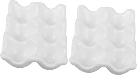 DIYEAH Support à Œufs Céramique Moderne Pour Réfrigérateur Rangement Espace-optimisé Facile à Nettoyer Et Élégant Casier Multi-œufs Pour Cuisine Familiale