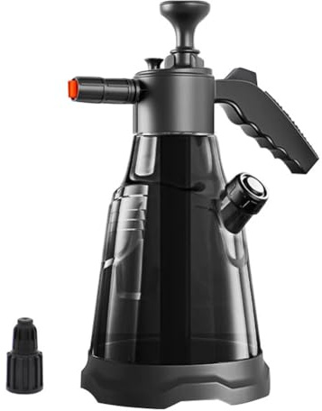ERYUE Pulvérisateur de Mousse en Forme D'éventail avec Mousse Riche pour Le Nettoyage Automatique, Arrosoir en Polypropylène 2,3 L pour Les Amateurs de Voitures (Tapez B)