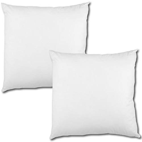 Bestlivings 2er Set Polyester Vlies Füllkissen 30x30cm weiß, bei 30° waschbar, viele Größen
