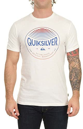 QUIKSILVER - Colors in Stereo T-Shirt for Men Snow White, l