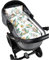 Babylux 2 TLG. Set Bezug für Kinderwagen Stubenwagen oder Wiege Garnitur Bettwäsche Kissen Decke 60 x 78 cm (123. Waldtiere)