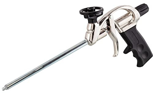 dubaust Schaumpistole Profi Bauschaum Pistole PU Schaum Pistole Stahl mit Nickelbeschichtung + Teflonbeschichtung