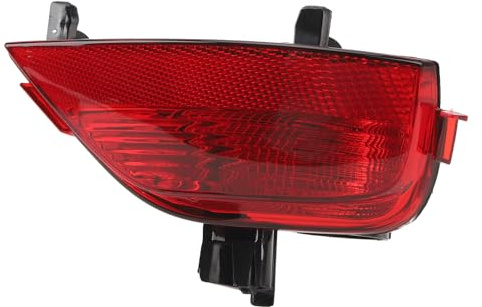 Tbest Phare Antibrouillard Voiture, Lentille de Feu Anti-brouillard Arrière de Voiture Coque de Phare Antibrouillard Latéral avec Réflecteur Remplacement pour Dacia Sandero MK2 MK3