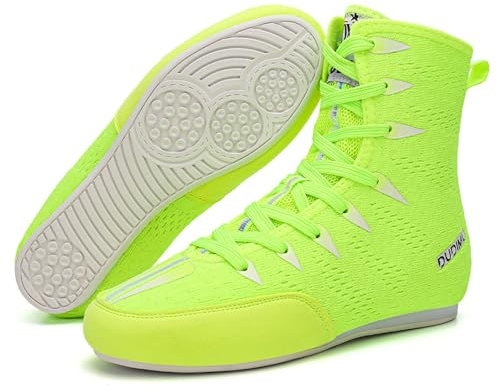 Ringerschuhe unisex für Herren,Damen,Kinder – Atmungsaktive rutschfeste Kampfsportschuhe Boxschuhe – Robuste Trainingsschuhe Geeignet für Wrestling,Crossfit & Gewichtheben – Kampfsport Schuhe 32-39 EU