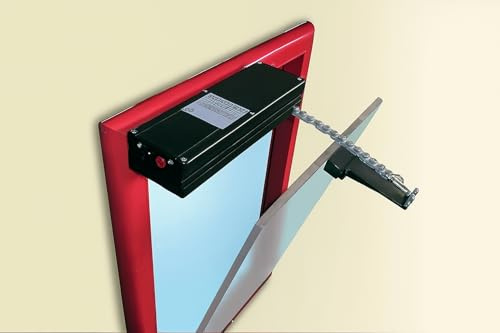 inferramenta Azionamento Elettrico per Finestre Wasistas | Soluzione Automatica per Apertura e Chiusura Vasistas | Comfort, Sicurezza ed Efficienza Domotica per Ogni Ambiente (Nero)