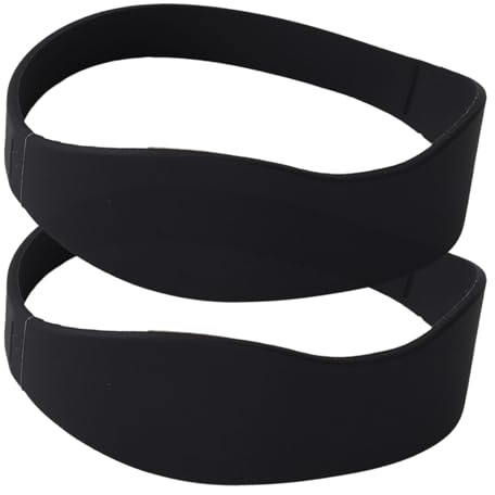 Sinbana 2pz Cinturino di Supporto Tendine Rotuleo, Nero Silicone Tendine Rotuleo Ginocchiera Elastica Ginocchiera di Supporto per Uomini Donne Corsa Basket Escursionismo