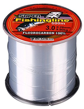 Etophigh Fil de pêche tressé 500 mètres solide et résistant à l'abrasion, fil de pêche en nylon super résistant pour la pêche en mer/pêche en rivière