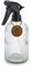 OFFIDIX Glas-Sprühflasche, transparente Feinnebel-Sprühflasche Handdruck-Pflanzen-Mister mit Top-Pumpe, 0,4-L-Sprühflasche mit verstellbarer Düse für Gartenarbeit oder Hausreinigung