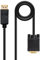 NANOCABLE 10.15.4401 - Cavo convertitore da Displayport a VGA, Displayport/maschio - VGA/maschio, nero, 1 m