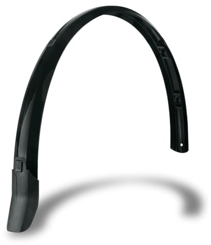 SKS GERMANY BLUEMELS CABLE LINE 28″ 55 SINGLE REAR Hinterrad-Schutzblech, Radschutz ohne Befestigungsmaterialien (Sandwichkonstruktion, robust und biegesteif, Kabelführungssystem) Schwarz