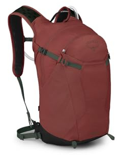 Osprey Sportlite 20L Lightweight Hiking Backpack with Hydraulics Reservoir for Men and Women, Acorn/Bonsai