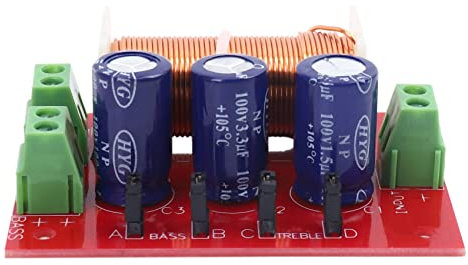 Jevina 400W altavoz frecuencia suave 2 vías alto bajo 4-16 ohmios frecuencia divisor para altavoz