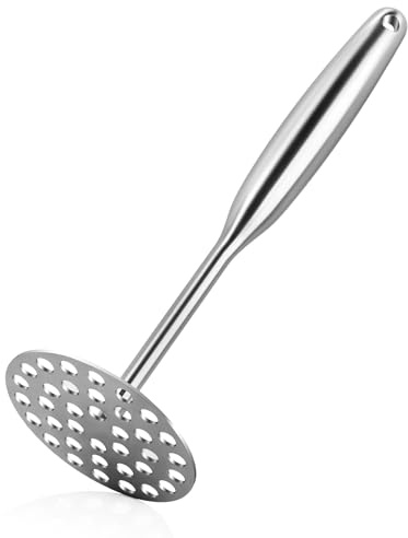 SGJGS Stainless Steel Potato Masher - Heavy Duty Mashed Potato Maker, Avocado, Sweet Potato, Vegetable, Fruit Mash Tool