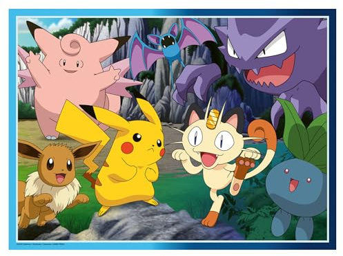 Ravensburger - Puzzles XXL Atrapar Pokémon | Puzzle 9 Años O Más | Regalo Niño 9 Años O Más De 300 Piezas | Rompecabezas Niños De 49 X 36 Cm | Ravensburger Puzzle