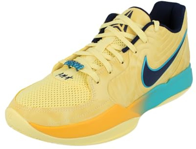 NIKE JA 2 Mens Basketball Trainers FD7328 Sneakers Shoes (UK 9.5 US 10.5 EU 44.5, Soft Yellow Obsidian 700)