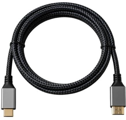 Ricktorious Mini HDMI to HDMI Cable – High Speed HDMI 2.0, 18 Gbps – Supports 4K @ 60 Hz, 3D, Ethernet, HDR & 1080p – Available in 1m, 2m, 3m, 5m Lengths (3 Meter)