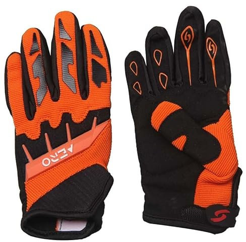 Mud Defeater Motor Kinder Handschuhe Motocross Motorrad Downhill Bike MTB Mountainbike AERO orange (XXS)