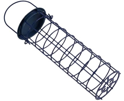 para carboneros – Estructura de Hierro PP con 4 capacidades, Soporte para Bolas de Grasa Colgante de carbonero, Unidad de llenado Ligero de 360 Grados de Metal, alimentador de pájaros para