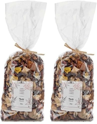 PARENCE.- Bolsa de Popurrí 140g Sabor Canela - decoración y Fragancia para el hogar, Natural, versátil - Canela, 140g (Paquete de 2)