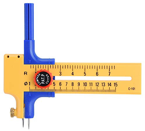 Compas Circle Cutter, outil de couteau de coupe d'image de coupe ronde rond Compass Circle