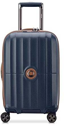 DELSEY Paris - CARROUSEL - Valise Cabine Rigide 55 cm x 35 cm x 25 cm - 36 L - S - Bleu Marine