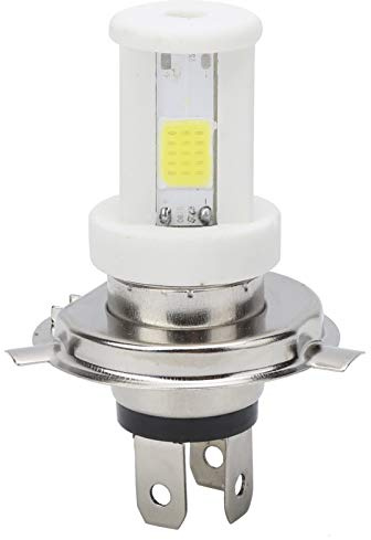 Bombilla H4 LED para Moto, Faro Delantero 1080LM 9-12W 6500K, Lámpara Frontal de Motocicleta, Alto Brillo, Eficiencia Energética