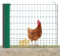 AKO PoultryNet Premium Geflügelnetz - 25m Hühnerzaun, 106cm hoch, mit 8 fiberglas-verstärkten Pfählen, Doppelspitze, robust & UV-beständig, grün, ohne Strom
