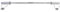 120cm Olympia Langhantel Stange 50mm mit Klemmen