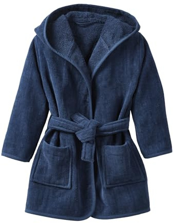 VERTBAUDET Peignoir de bain enfant essentiels marine 10A