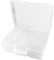Nicrulp Scatola Porta Foto, Scatole Portafoto Plastica, Scatola Portaoggetti Trasparenti con 16 Scomparti Scatole Foto Interna, per Fotografie, Cartoline, Artigianato, Adesivi