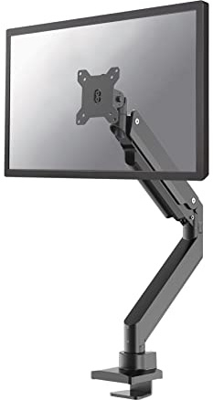 Newstar Soporte de escritorio para monitor - Soporte para televisor (Abrazadera, 16 kg, 25,4 cm (10), 124,5 cm (49), 100 x 100 mm, Negro)