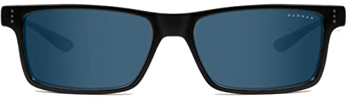 Gunnar Gaming and Computer Eyewear - Vertex, Smoke frame, Lens Tint: Sun Tint (Blocks 65% Blue Light & 100% UV Light) - Blue Light Blocking Glasses - Patented lens - Reduce eye strain & dryness