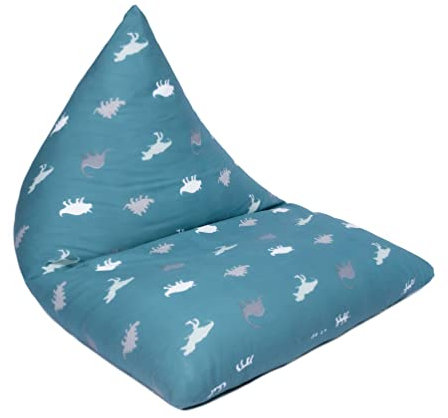 Ready Steady Bed Sitzsack für Kinder, Pyramidenform, bequeme Kleinkindmöbel, weiche, kindersichere Liege, Spielzimmer (Rex)