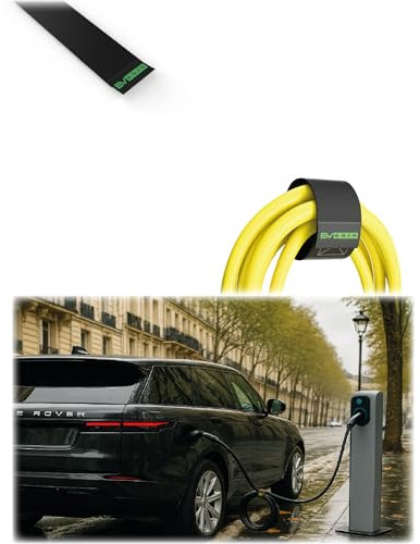 EV GRIP Universal Velcro Attachment for Electric Car Charging Cable | Optimal Hygiene, Reinforced Safety & Easy Storage | No More Dirty Cables on the Floor