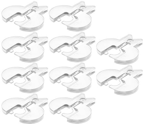 SG Store 10 st anti-splinter skydd sticksåg anti-burr packning 2607010079 kompatibel med Bosch GST800 GST65 GST85 PST 650L genomskinlig