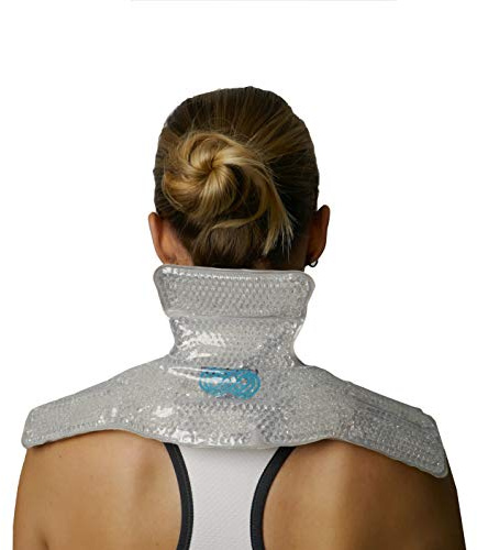 OR8 Wellness Quality Neck Shoulder Warmer Freeze for Pain Relief Microwave Heat Pad Heated Wrap Pain and Arthritis Relief Gel Beads