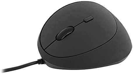 Tnb TNB Ergonomic - Mouse cablato verticale per mancini, nero
