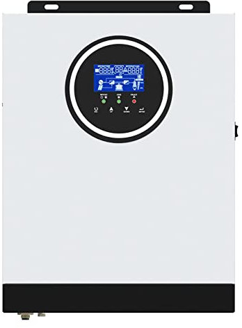 2000w/3000w Solar Hybrid Inverter Dc 12v/24v Ac230v Off-grid Pure Sine Inverter 80a Mppt Solar Charger, in Support Wifi, För Utility Company/generator/solar Energy,12VDC-2000W