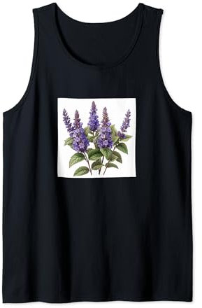 Anise Hyssop Flower Cottagecore Graphic Tank Top