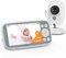 BOIFUN Baby Monitor with Camera and Night Vision, 720P IPS Screen, Invisible Infrared Night Vision, VOX, No WiFi, Two-way Talk, Temperature Detect, Lullabies, 4-inch, Feeding Reminder