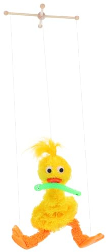 Garneck Marionetten Für Junge Mädchen Plüsch-Enten-Marionette Zum Anziehen Weicher Stoff Für Puppenspiele Handgefertigte Puppen Mit Lebensechtem Design Heimdekoration Und Und Junge