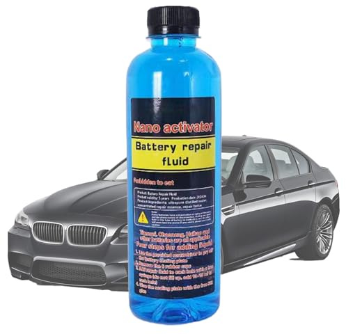 Líquido de reparación de batería de coche, 500 ml, aditivo para batería de automóvil, para vehículos mecánicos, interiores, exteriores, camiones, SU
