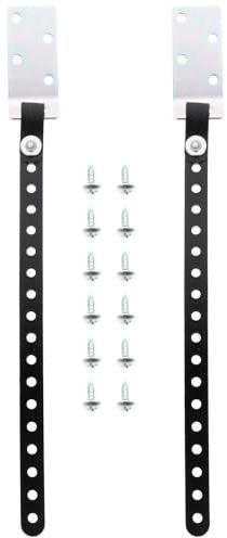 CIYODO 2pcs Proofing Furniture Strap for Wall Cabinets and Shelves, Heavy Duty Plastic and Iron Safety Strap Enhancing Security and Preventing Furniture Tip for Safety