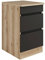 idealShopping GmbH Küchen Schubladenunterschrank mit Arbeitsplatte Noah U536-0+ in anthrazit 50 cm breit
