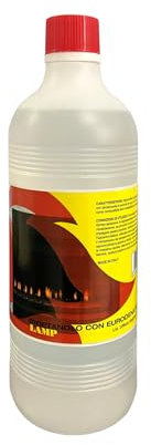 Mondo Viro Bioetanol - Combustible ecológico para estufas y chimeneas, 1 litro, alta calidad, llama limpia e inodora, calefacción sostenible