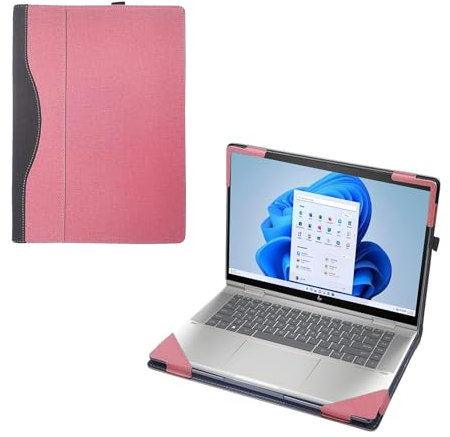 RUNMEIJIA Case Cover for Dell Inspiron 16 Plus 7640 7630 7620 7610 Pro 5620 5630 5625 Case for Vostro 5630 5620 7620 Detachable 2 in 1 Notebook Sleeve (Pink)